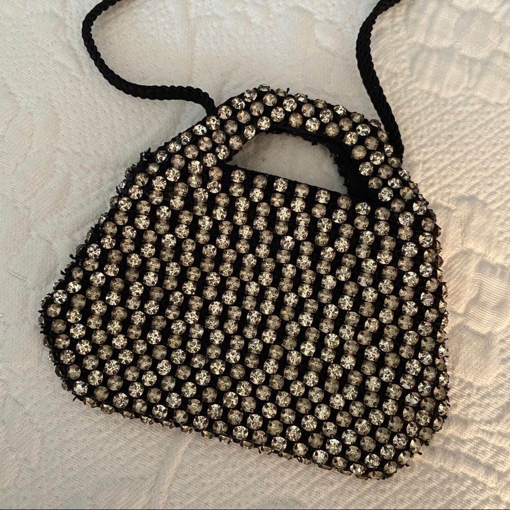 Guess | Black Sequin Mini Purse